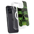 Liquid Blue Green Skulls iPhone 16 Pro MagSafe Case